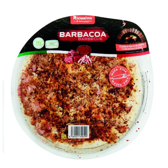 PIZZA REFRIGERADA BARBACOA RIKISSSIMO UNIDAD 400 GR