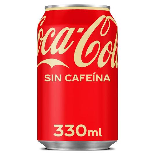 COCA COLA SIN CAFEINA COCA COLA LATA 33 CL