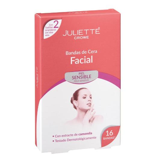 BANDAS DEPIL.FACIAL 16+2 TOALL. JULIET.CROWE CAJA