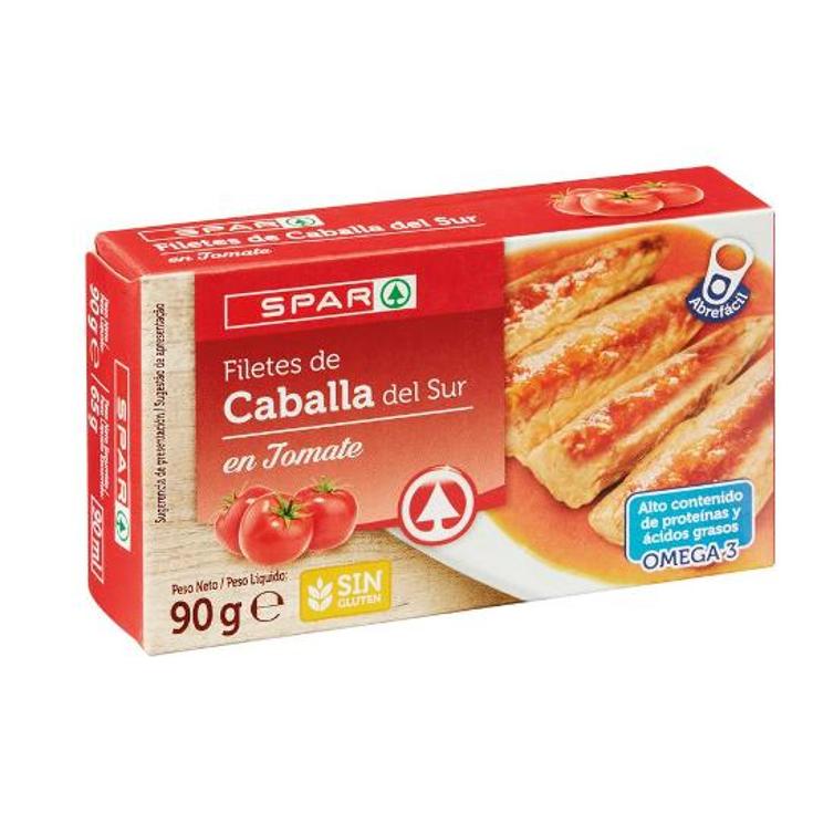 FILETE CABALLA SUR TOMATE F.A SPAR LATA 65 GR