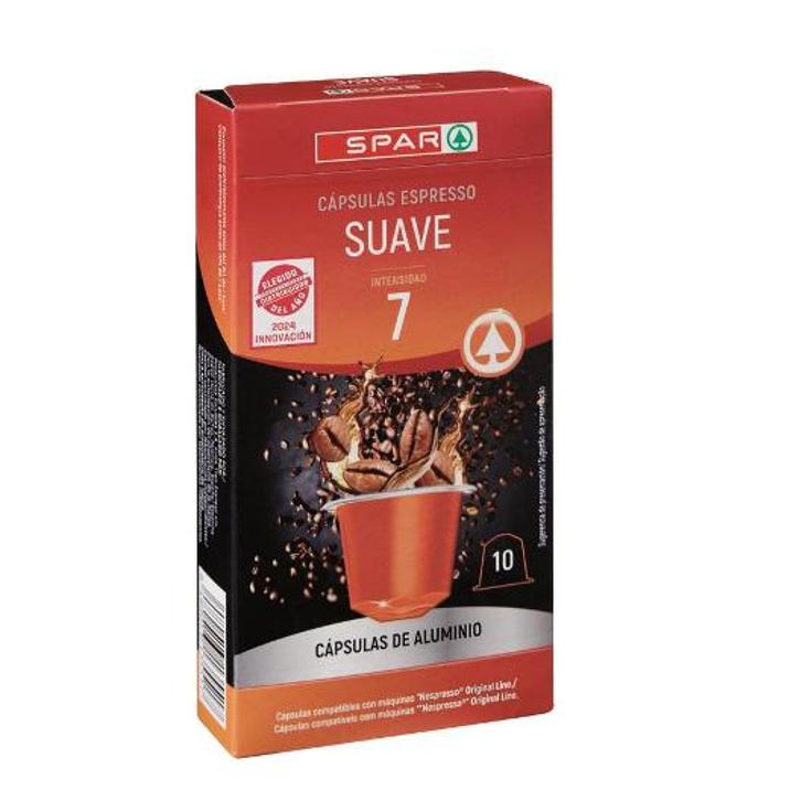 CAFE CAP.SUAVE COMP.NESPRESSO B SPAR CAJA 10 UD