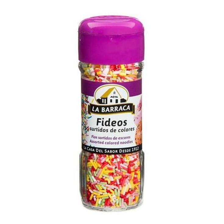 FIDEOS COLORES SPAR/BARRACA FRASCO 55 GR
