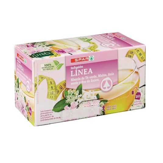 INFUSIONES LINEA 20 UD SPAR PQTE 20 UD