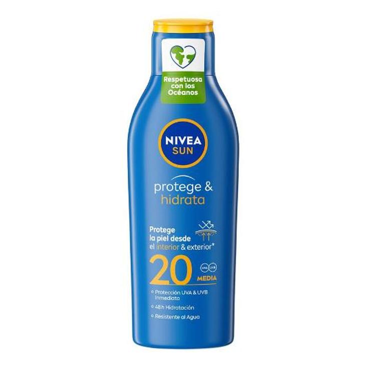 LOCION SOLAR FP20 PROT/HIDRATA NIVEA BTLLA 200 ML