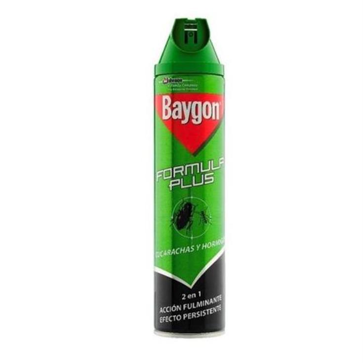 INSECTICIDA CUCARACHAS HORMIGAS BAYGON SPRAY 600 ML