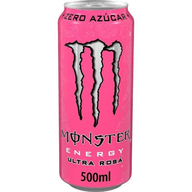 REFRESCO ENERGETICO ULTRA ROSA MONSTER LATA 500 ML