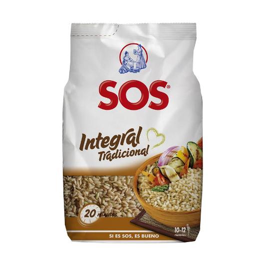 ARROZ INTEGRAL TRADICIONAL SOS PQTE 1 KG