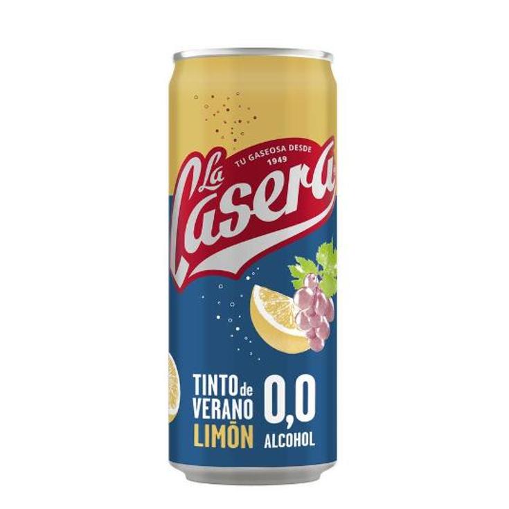 TINTO VERANO LIMON 0,0% LA CASERA LATA 33 CL