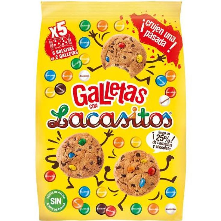 GALLETAS TROZ.CHOCOLATE LACASITOS BOLSA 120 GR