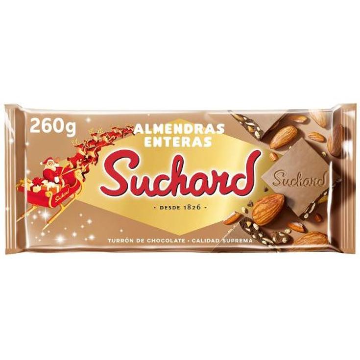 TURRON CHOC.NEGRO ALMENDRA SUCHARD PTLLA 230 GR