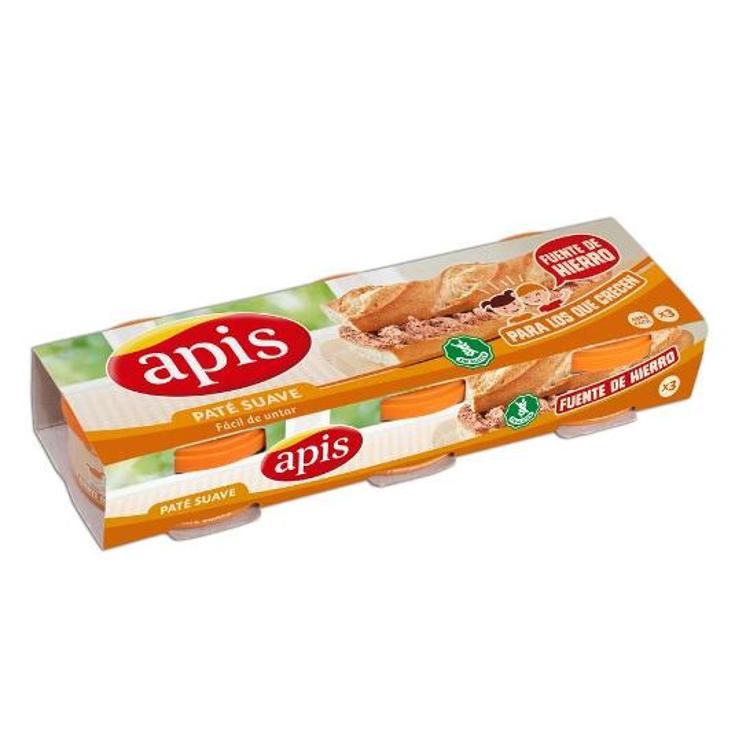 PATE SUAVE 3X80 GR APIS PACK 240 GR