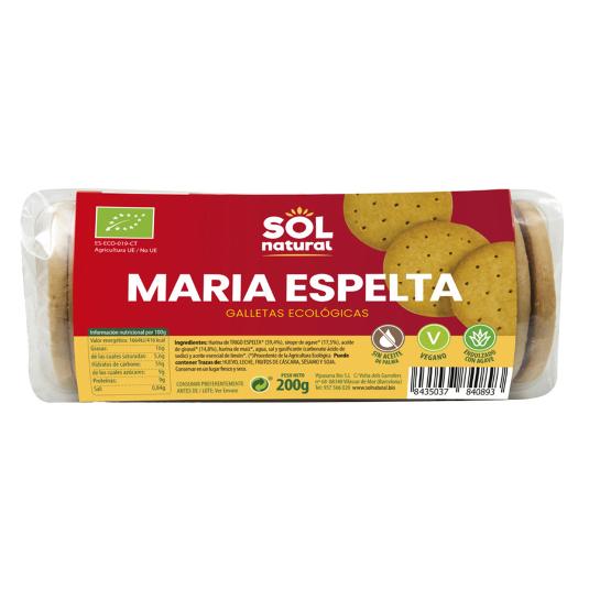 MARIAS DE ESPELTA BIO SOL NATURAL BOLSA 200 GR
