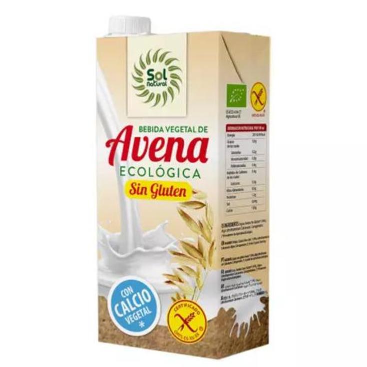 BEBIDA AVENA CALC.S/GLUTEN BIO SOL NATURAL BRICK 1 LT