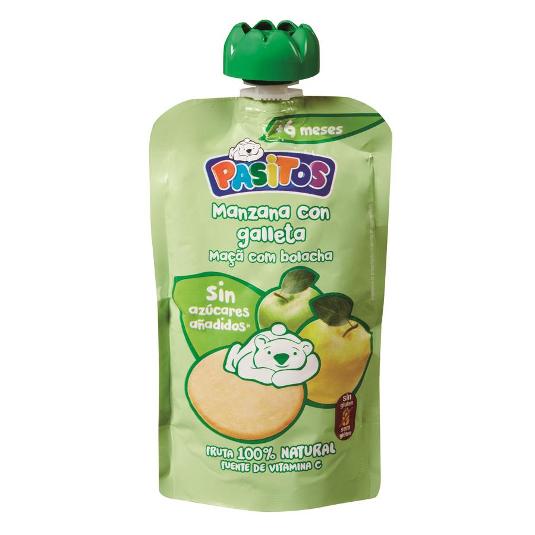 PURE FRUTA BABY C/GALLETA PASITOS BOLSA 120 GR