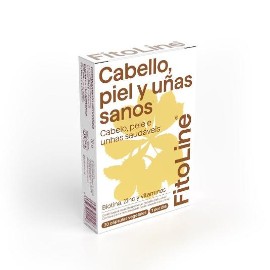 CAPSULAS CABELLO/PIEL/UÑAS FITOLINE CAJA 30 UD