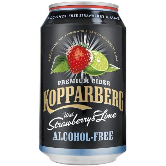 SIDRA FRESA Y LIMA SIN KOPPARBERG LATA 33 CL