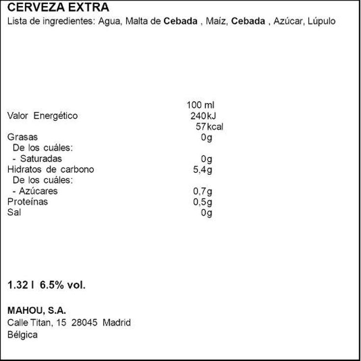 CERVEZA TOSTADA 6,5º LEFFE BTLLA 33 CL