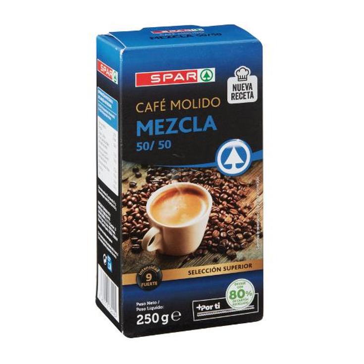 CAFE MOLIDO MEZCLA SPAR PQTE 250 GR