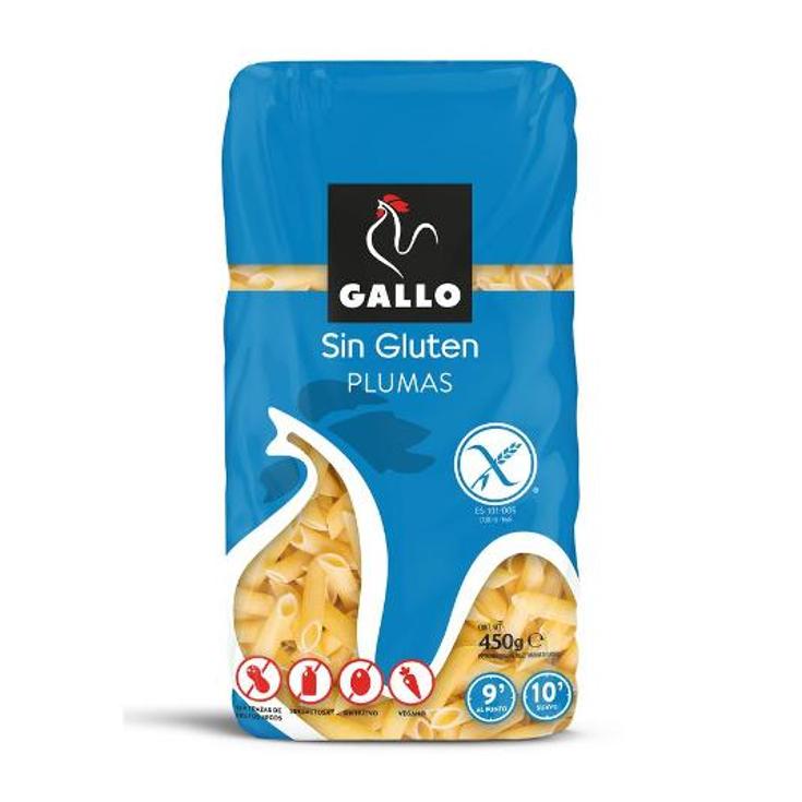 MACARRONES SIN GLUTEN Nº 6 GALLO PQTE 450 GR