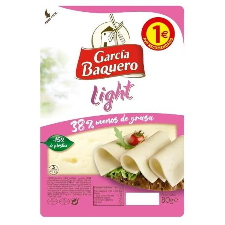 QUESO LIGHT TIERNO LONCHAS G.BAQUERO PQTE 68 GR