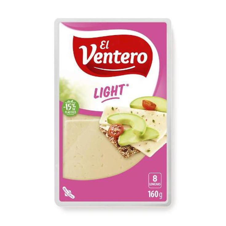 QUESO LONCHAS LIGTH VENTERO SOBRE 160 GR