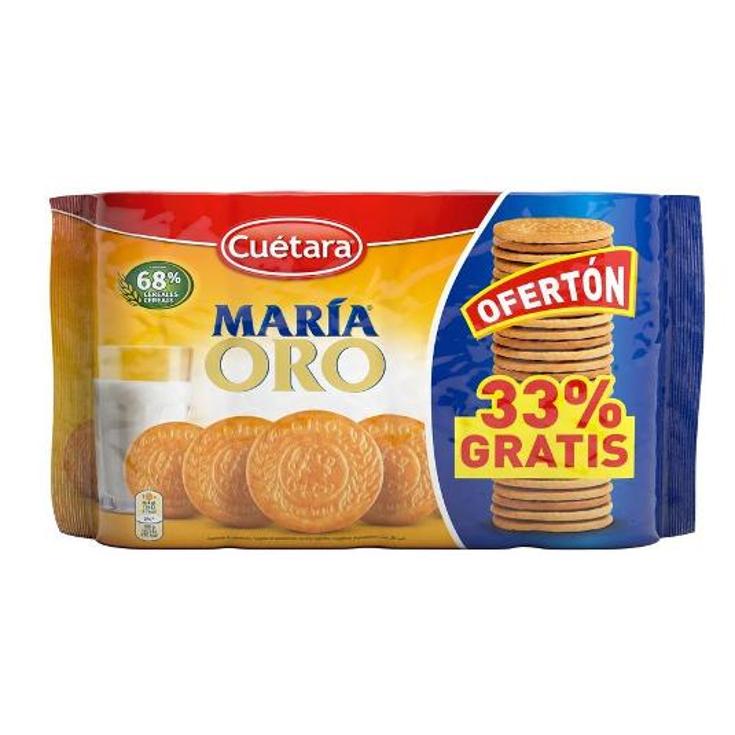 GALLETAS MARIA ORO +33% CUETARA PQTE 600 GR
