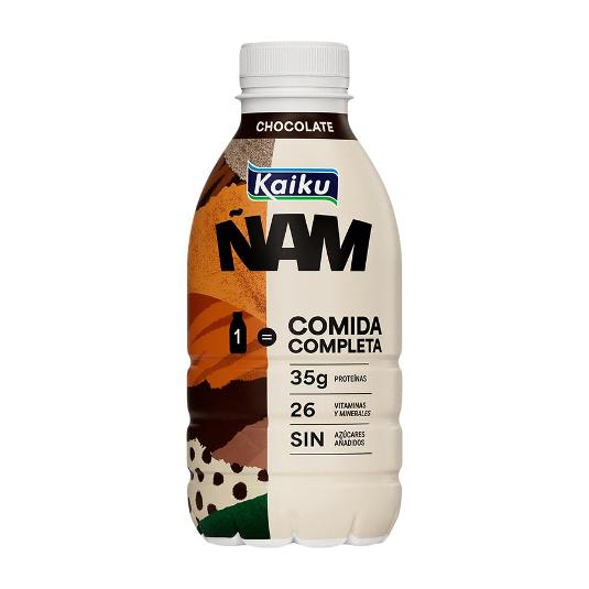 BATIDO PROT.SUST.COMIDA CHOCO KAIKU ÑAM UNIDAD 500 ML