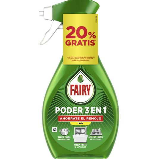LAVAVAJILLAS PODER 3EN1 FAIRY SPRAY 500 ML