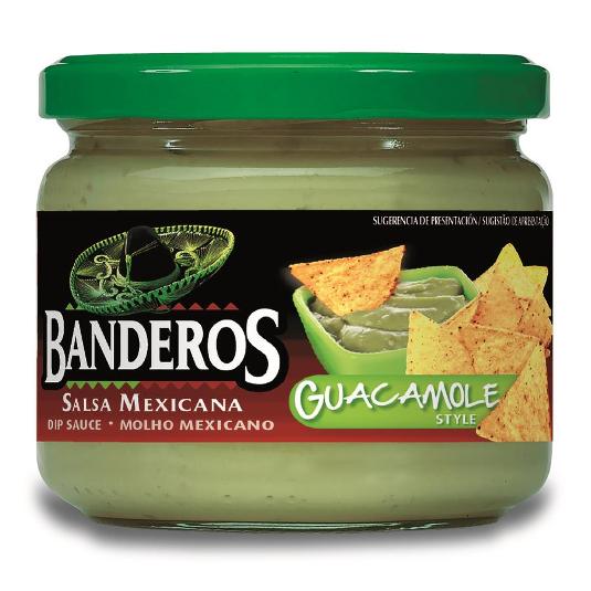 SALSA GUACAMOLE BANDEROS FRASCO 300 GR