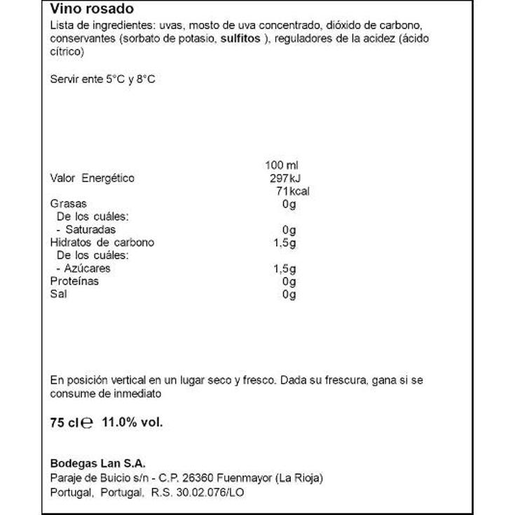 VINO ROSE 11º MATEUS BTLLA 75 CL