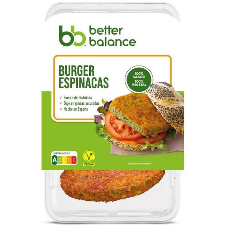 BURGER ESPINACA BETTER BALAN PACK 160 GR