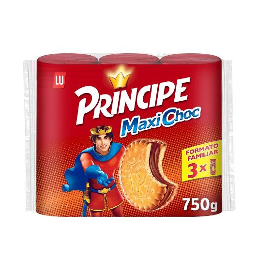 GALLETAS RELLENAS MAXI-CHOCO PRINCIPE PQTE 250 GR