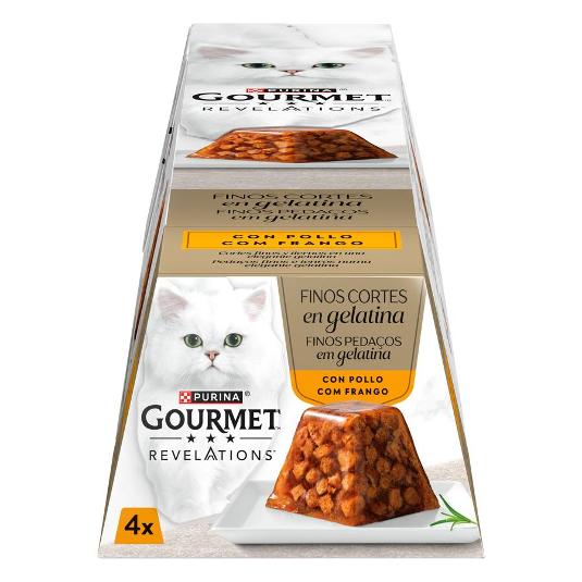 COMIDA GATOS G.REVELAT.POLLO PURINA PACK 228 GR