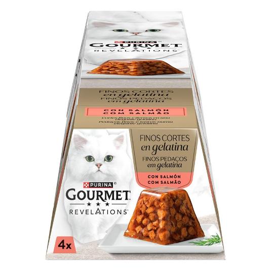 COMIDA GATOS GOURM.REV.SALMON PURINA PACK 228 GR