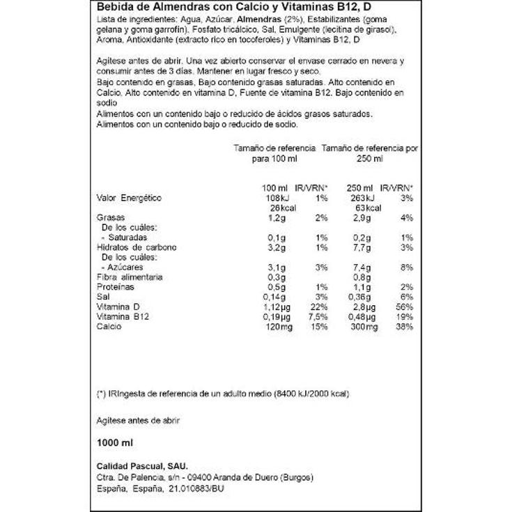 BEBIDA DE ALMENDRA VIVE SOY BRIK 1 LT