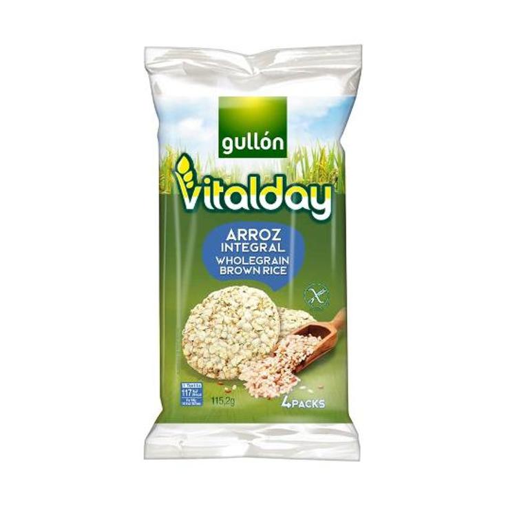 TORTITAS ARROZ INTEGRAL VITALDAY PQTE 115 GR