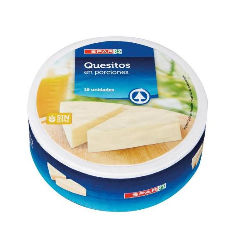 QUESO PORCIONES 16 UDS SPAR CAJA 250 GR