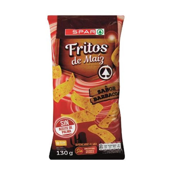 FRITOS DE MAIZ BARBACOA SPAR BOLSA 130 GR