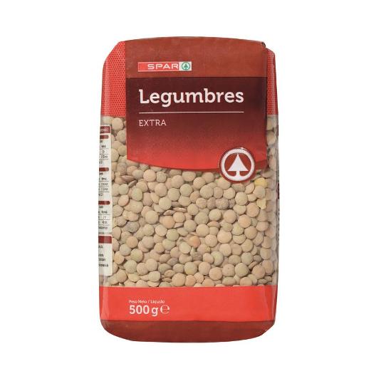 LENTEJAS RAPIDA SPAR BOLSA 500 GR