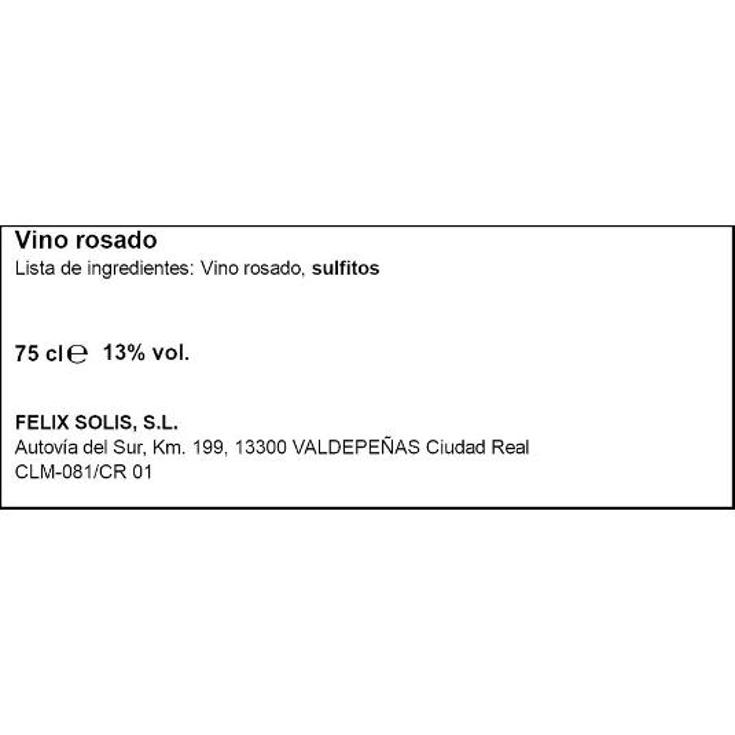 VINO ROSADO BLEND 13º MUCHO MAS BTLLA 75 CL