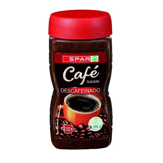 CAFE SOLUBLE DESCAFEINADO SPAR FRASCO 200 GR