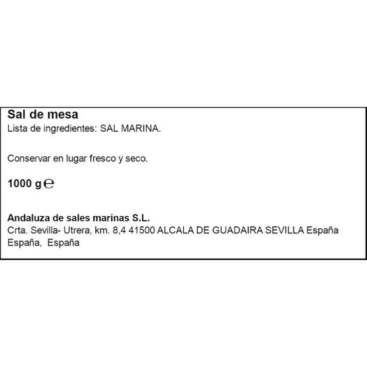 SAL MARINA FINA SPAR PQTE 1000 GR