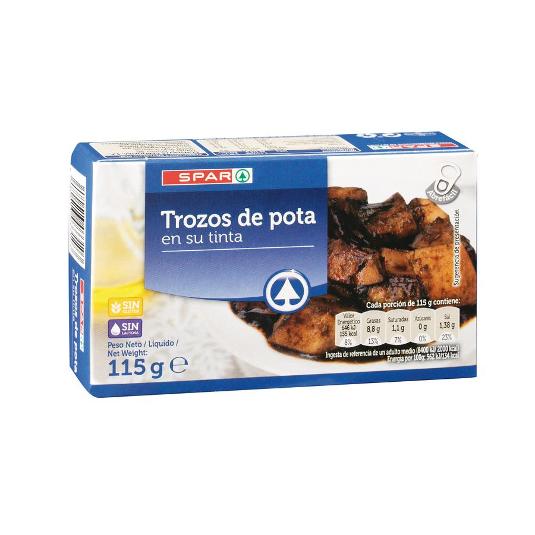 CALAMARES TINTA SPAR LATA 70 GR