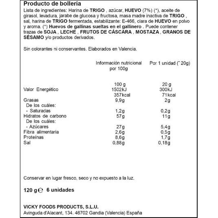 FARTONS DULCESOL PQTE 120 GR