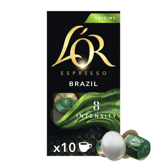 CAFE CAPSULAS (NESP.) BRAZIL LÓR ESTCHE 10 UD