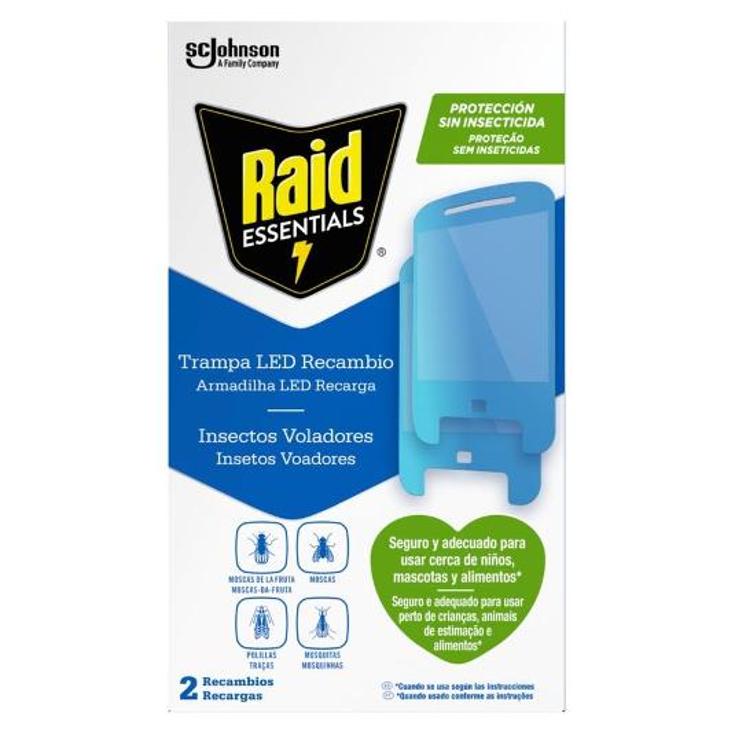 TRAMPA LED VOLADORES RECAMBIO RAID CAJA 2 UD