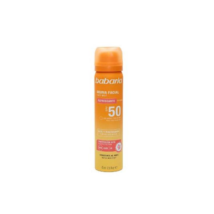 BRUMA SOLAR FACIAL SPF50 BABARIA SPRAY 75 ML