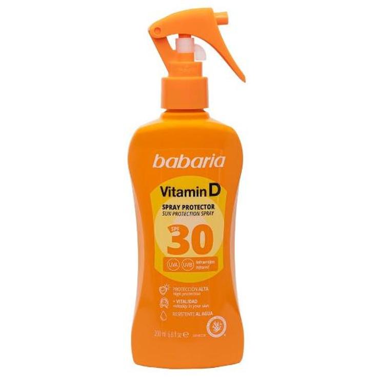 PROTECTOR SOLAR VIT.D SPF30 BABARIA SPRAY 200 ML