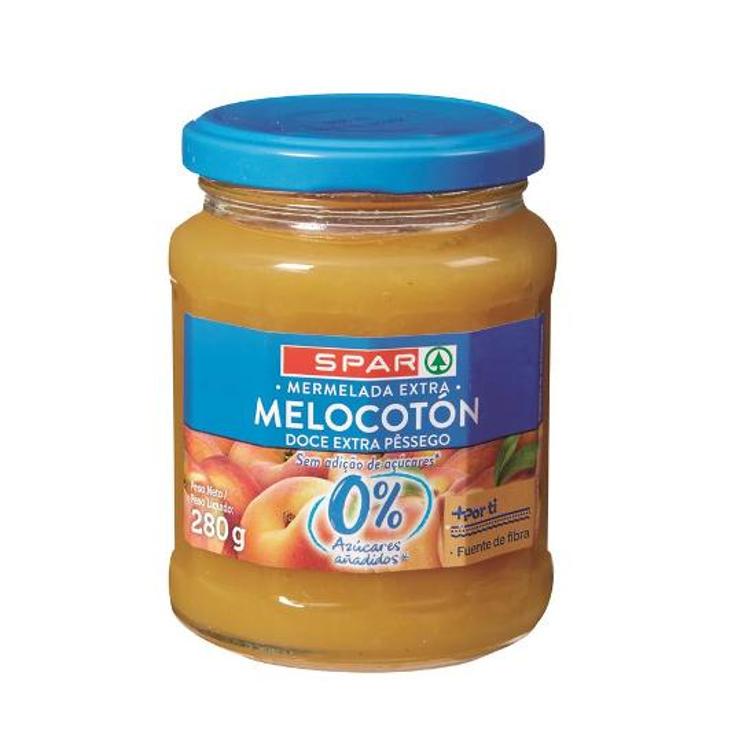MERMELADA MELOCOTÓN O% AZUCAR SPAR TARRO 280 GR