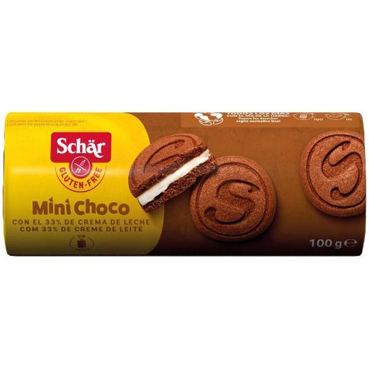 GALLETAS MINI CHOCO SIN GLUTEN SCHÄR PQTE 100 GR